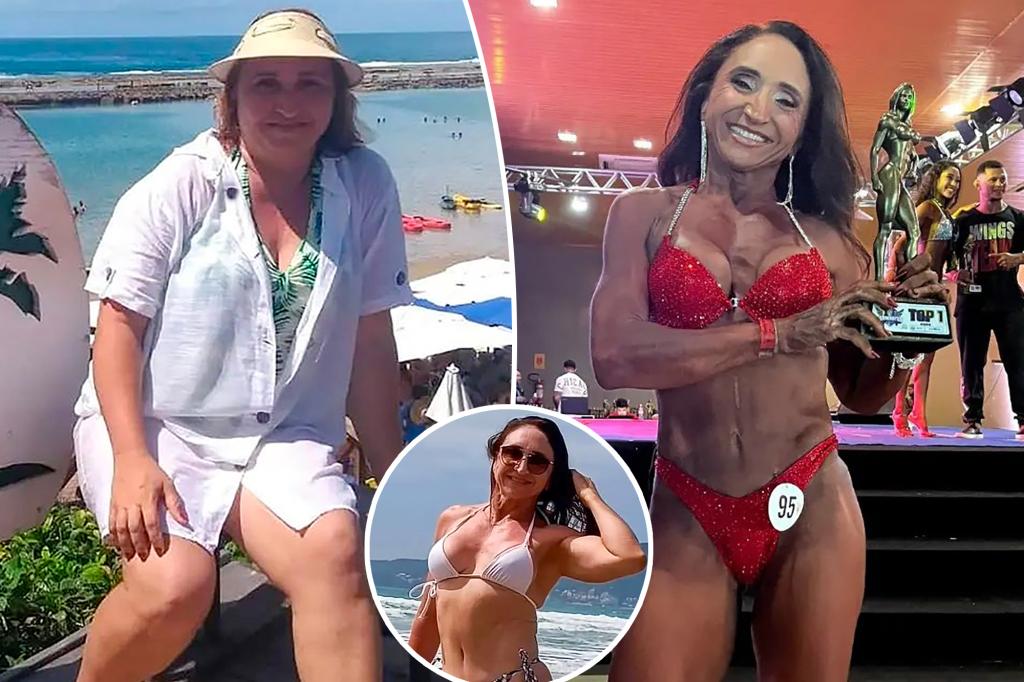 I was sad and overweight at 47 - now I've lost 66 pounds and do bodybuilding competitions