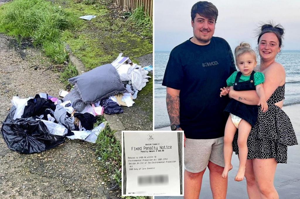 Family fined $1,500 after trash bag was stolen from home and dumped